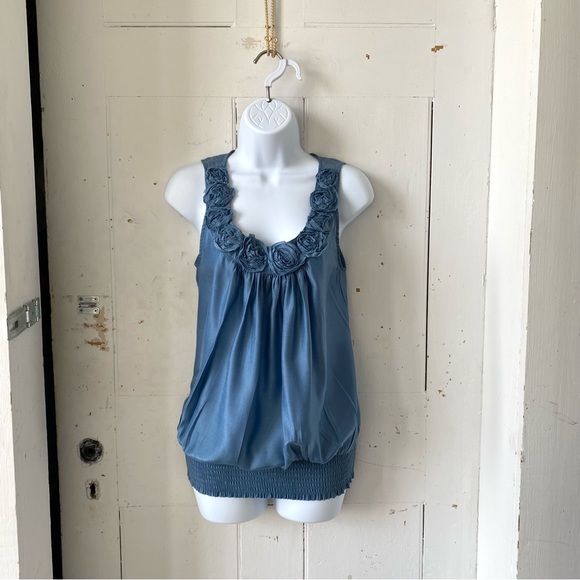 Rue 21 Applied Roses Cinched Balloon Tank Top - Picture 2 of 12